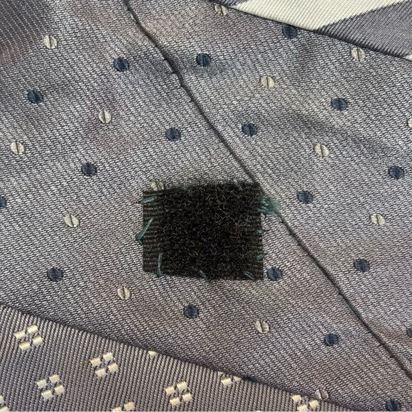 Ten Thousand Villages Handmade Patchwork Vintage Ties Soft Edges Purse Gray NEW - Picture 12 of 12